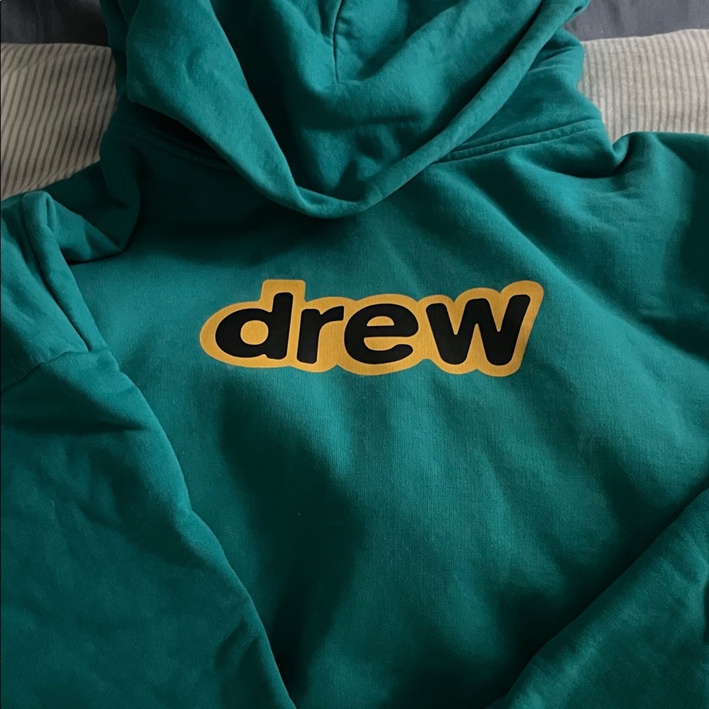 Drew House oversized Hoodie with Yellow Logo